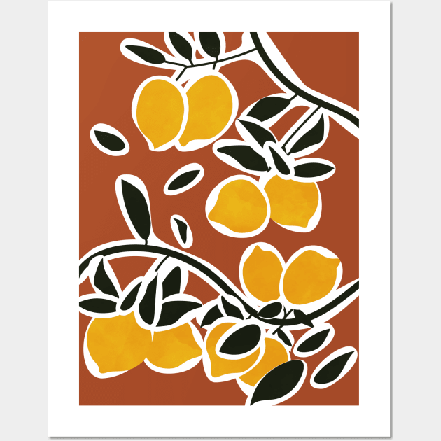 Lemon Tree Branches II Wall Art by Colorable